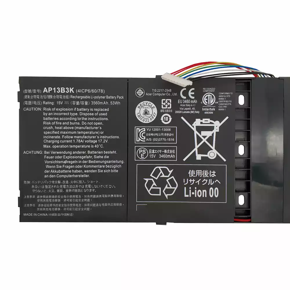 Laptop battery for ACER AP13B3K - Image 3