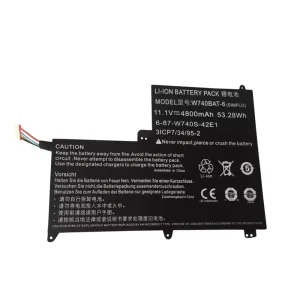 Laptop battery for CLEVO 6-87-W740S-42E1