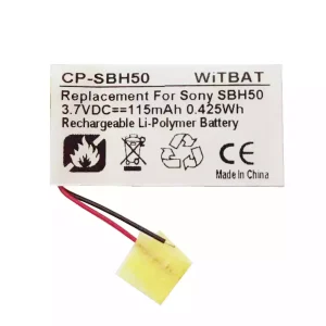 Replacement Bluetooth Headphone battery for Sony SBH50,SBH52