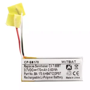 Replacement Bluetooth Headphone battery for Sennheiser CX 7.00BT,Sennheiser Momentum In-Ear Charging Case