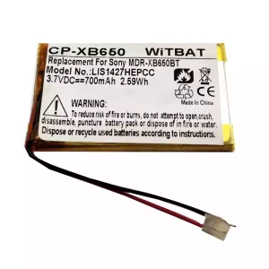 Replacement Bluetooth Headphone battery for Sony LIS1427HEPCC US343450E,1-756-920-32,ZU10192-16005