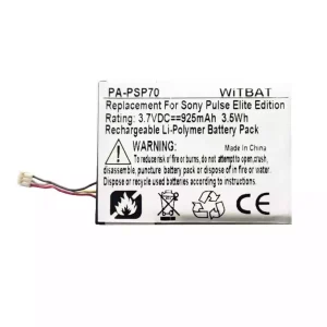 Replacement Bluetooth Headphone battery for Sony Pulse Elite Edition,E1000,E1002,E1004,E1008