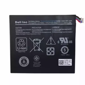Tablet battery for DELL TO3G