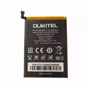 Phone battery for OUKITEL K4000 plus