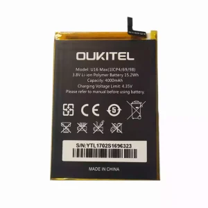 Phone battery for OUKITEL U16 MAX