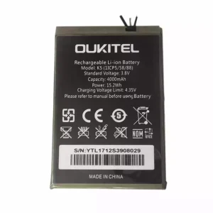 Phone battery for OUKITEL K5