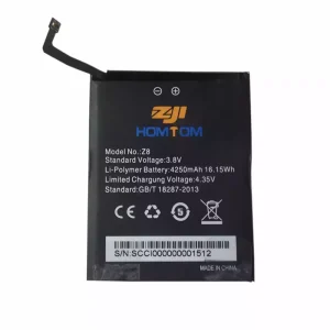 Phone battery for HOMTOM ZOJI Z8