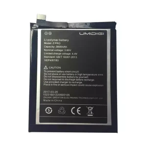 Phone battery for UMIDIGI Z PRO