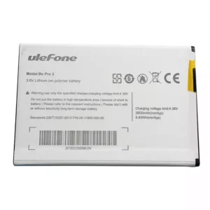 Phone battery for uleFone Be Pro 2