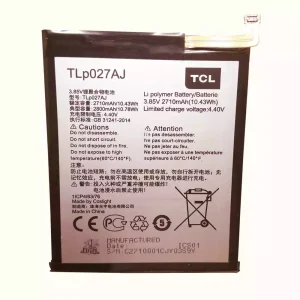 Phone battery TLP027AJ for TCL 750