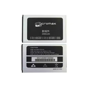 Phone battery for Micromax D321