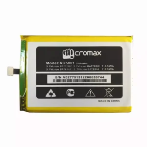Phone battery for Micromax AQ5001