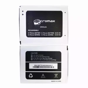 Phone battery for Micromax A102