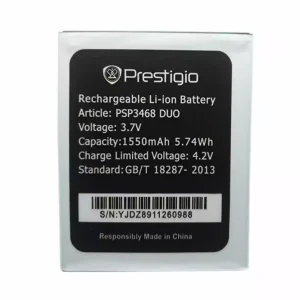 Phone battery for Prestigio PSP3468 DUO