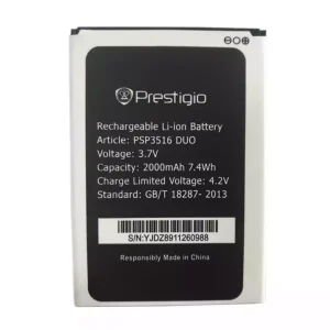 Phone battery for Prestigio PSP3516 DUO