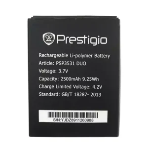 Phone battery for Prestigio PSP3531 DUO