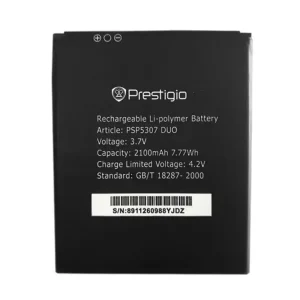 Phone battery for Prestigio PSP5307 DUO
