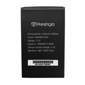Phone battery for Prestigio PAP4055 DUO