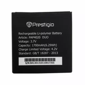 Phone battery for Prestigio PAP4020 DUO