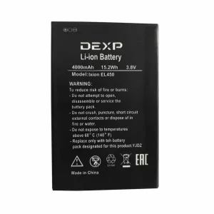 Phone battery for DEXP Ixion EL450