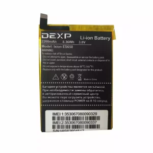 Phone battery for DEXP Ixion ES650