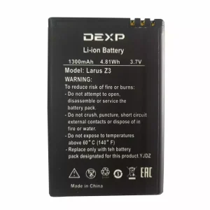 Phone battery for DEXP Larus Z3