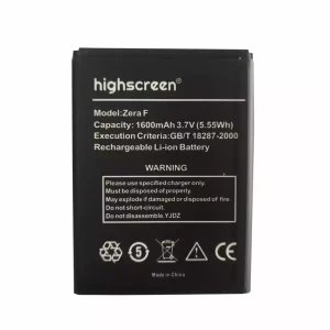 Phone battery for Highscreen Zera F