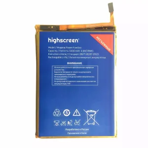 Phone battery for Highscreen Power Five Evo