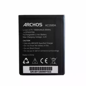 Phone battery for ARCHOS AC1500A
