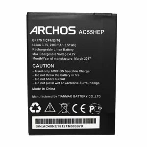 Phone battery for ARCHOS AC55HEP