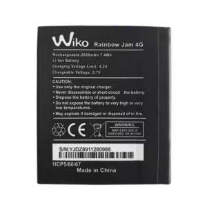 Phone battery for Wiko Rainbow Jam 4G