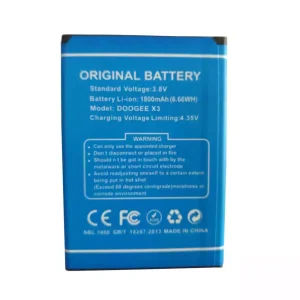Phone battery for DOOGEE X3
