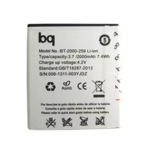 Phone battery for BQ Aquaris E4