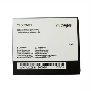 Phone battery for Alcatel TLp025H1