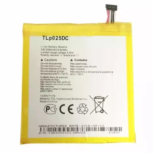 Phone battery TLP025DC for Alcatel