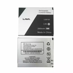 Phone battery for Lava LEB105