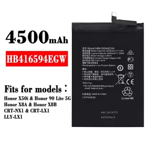 Phone battery HB416594EGW for HUAWEI Honor X50i / Honor 90 Lite 5G /Honor X8A / Honor X8B