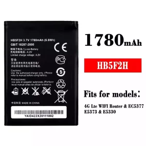 Phone battery HB5F2H for HUAWEI 4G Lte WIFI Router / EC5377 / E5373 / E5330