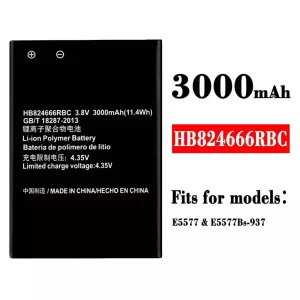 Phone battery HB824666RBC for HUAWEI E5577