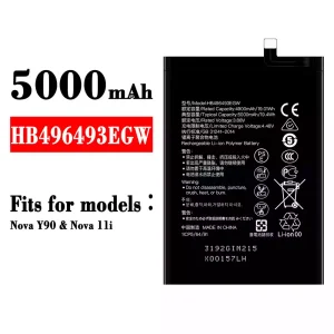Phone battery HB496493EGW for HUAWEI Nova Y90/Nova 11i