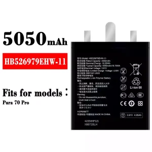 Phone battery HB526979EHW-11 for HUAWEI Pura 70 Pro