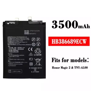 Phone battery HB386689ECW for HUAWEI Honor Magic 2