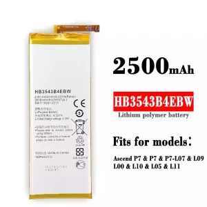 Phone battery HB3543B4EBW for HUAWEI P7