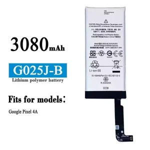 Phone battery G025J-B for Google PIXEL 4A