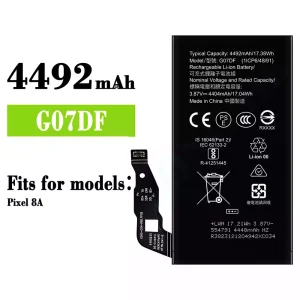 Phone battery G07DF for Google Pixel 8A