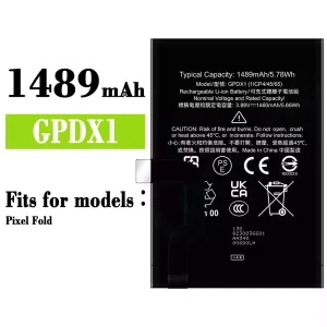 Phone battery GPDX1 for Google Pixel Fold