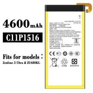 Phone battery C11P1516 for Asus Zenfone 3 ultra