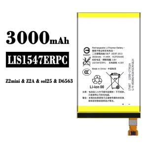 Phone battery LIS1547ERPC for Sony Z2 mini / Z2A