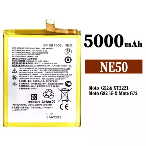 Phone battery NE50 for Motorola MOTO G52 / MOTO G82 5G / MOTO G72