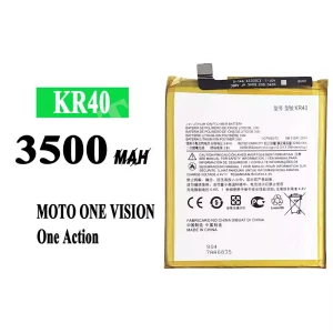 Phone battery KR40 for Motorola One Vision / P50 / One Action